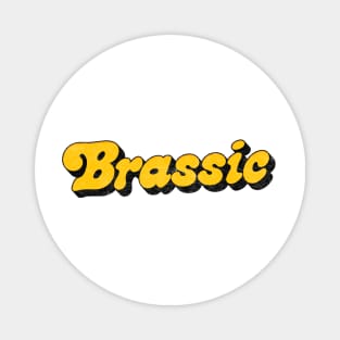 BRASSIC  /// Faded & Distressed Style Design Magnet